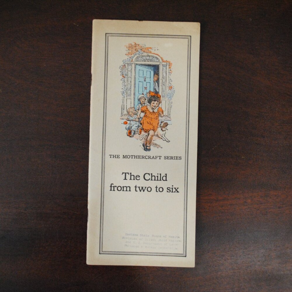 Antique Mothercraft Series the Child from Two to Six American Child Health book